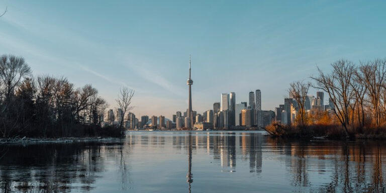 Photo of Toronto from Toronto Island.